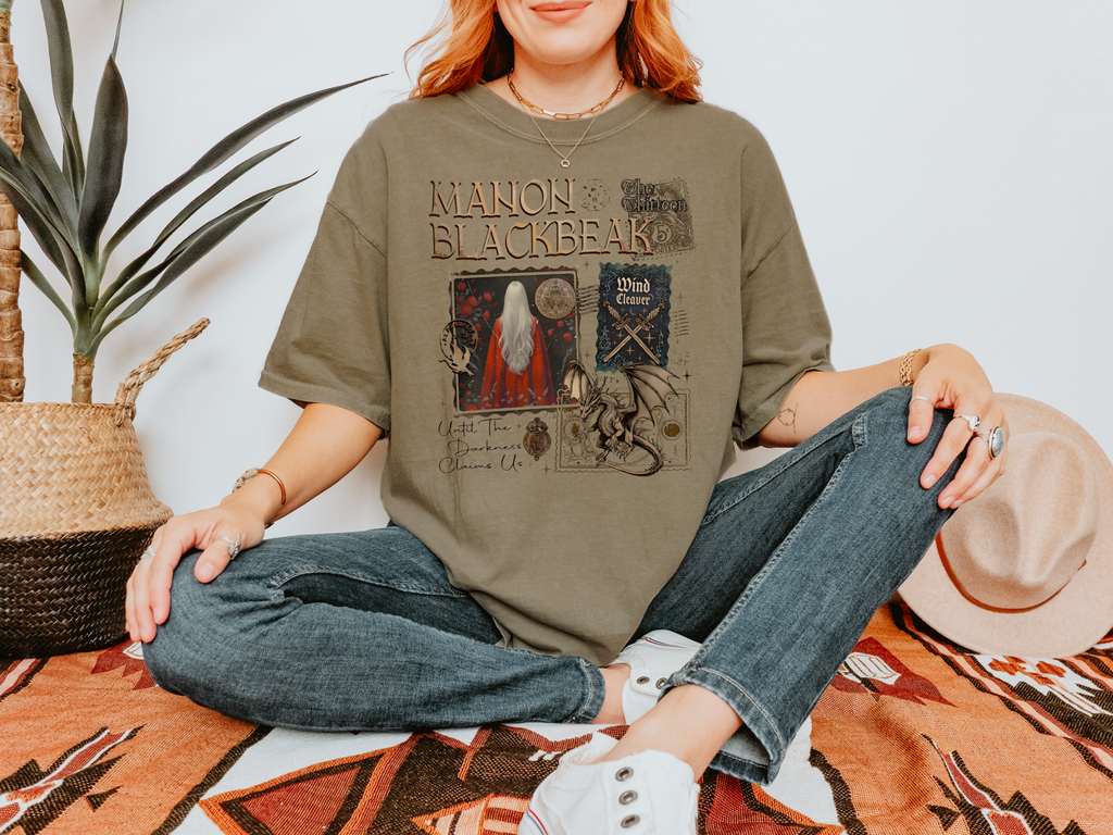 Manon Blackbeak - TOG - Comfort Colors Bookish Tshirt