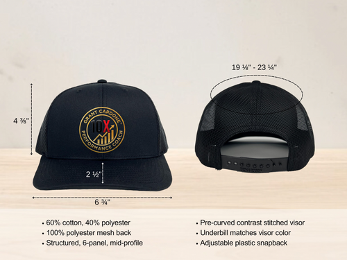 10X Embroidered Hat