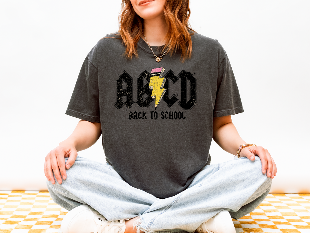 ABCD Back To School Comfort Colors Tshirt