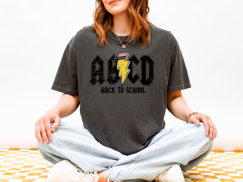 ABCD Back To School Comfort Colors Tshirt