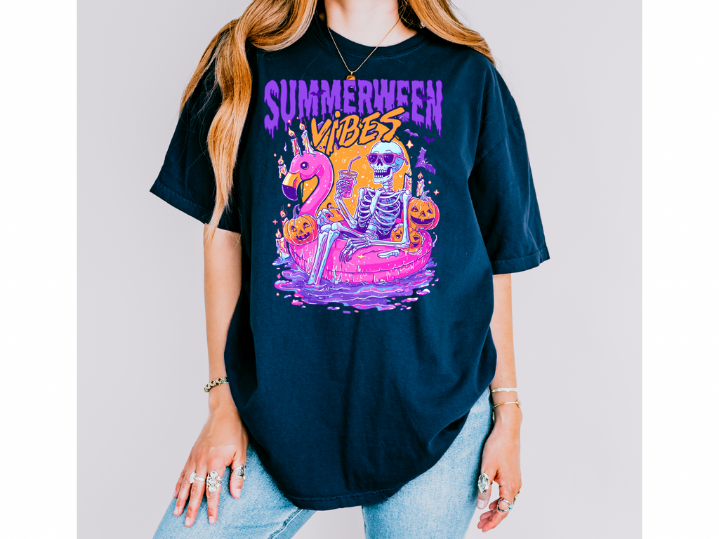 Summerween Vibes Comfort Colors Tshirt