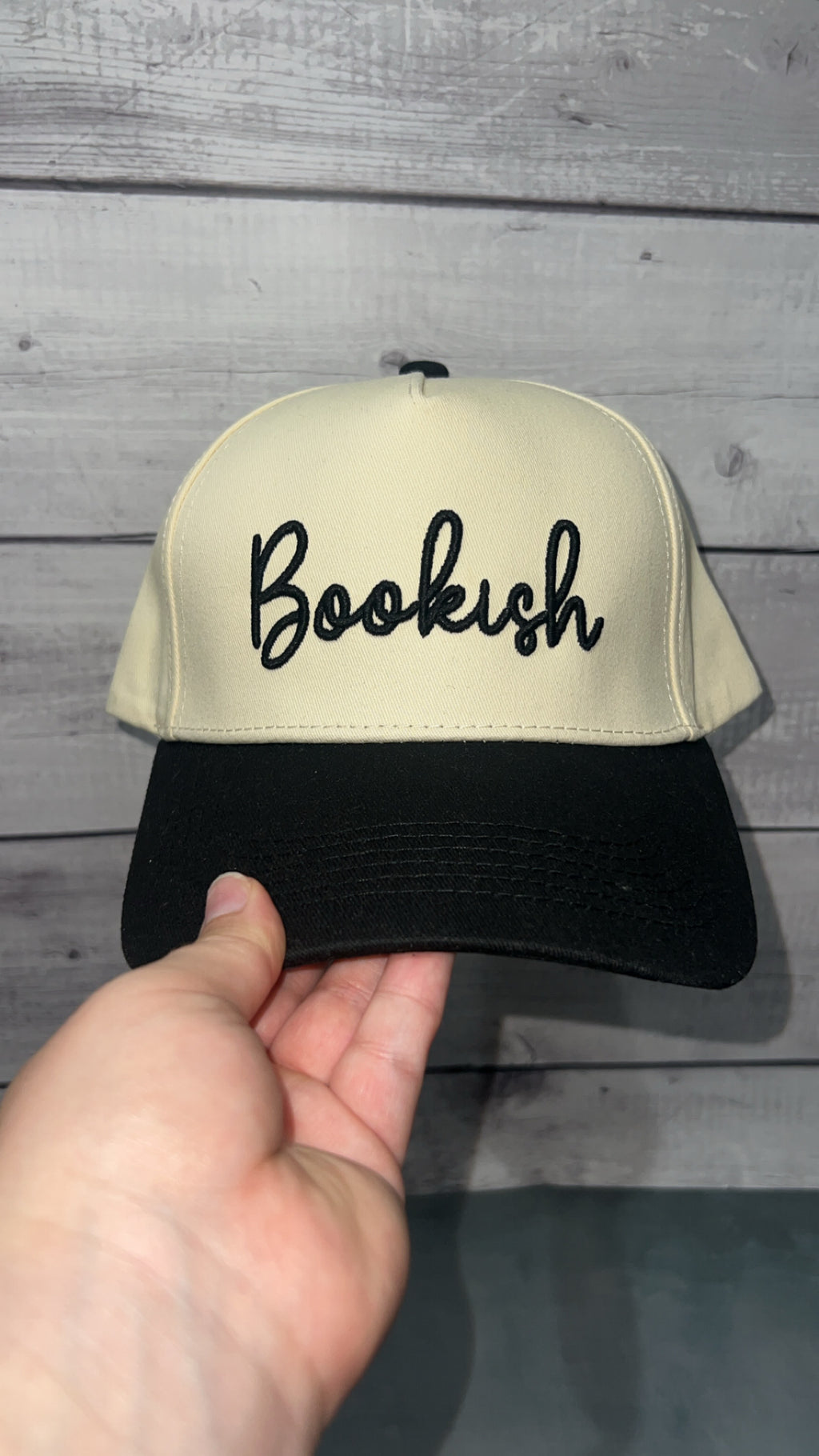 Bookish Cursive Trucker Hat