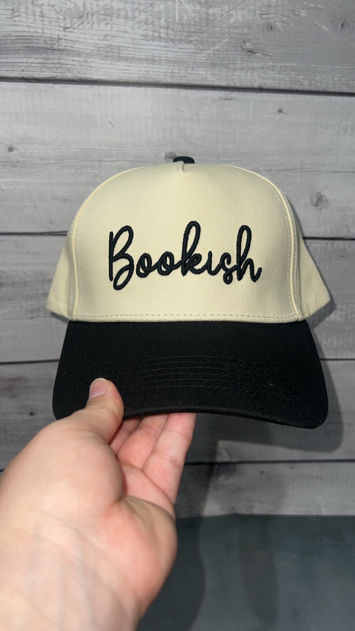 Bookish Cursive Trucker Hat