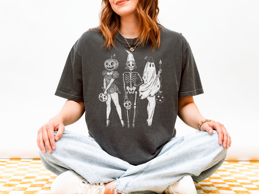 Sexy Halloween Characters Comfort Colors Tshirt