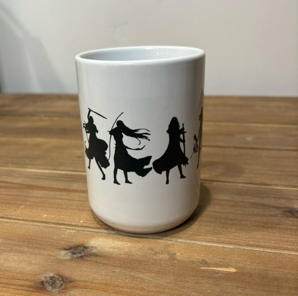 Throne of Glass Aelin Galathynius Silhouette Mug (No Text)