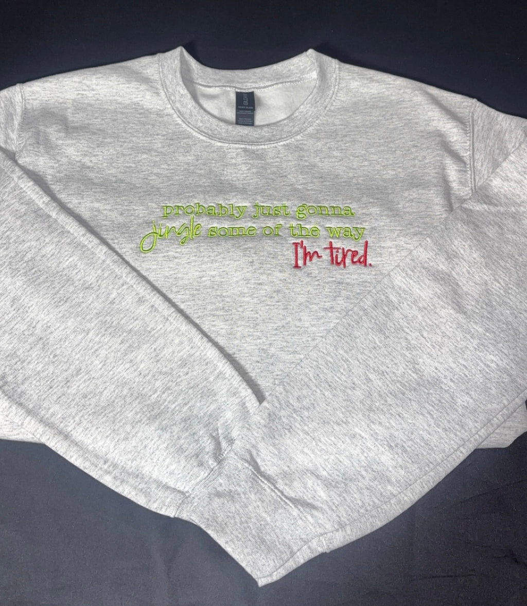 Jingle Some of The Way Christmas Crew Neck Top