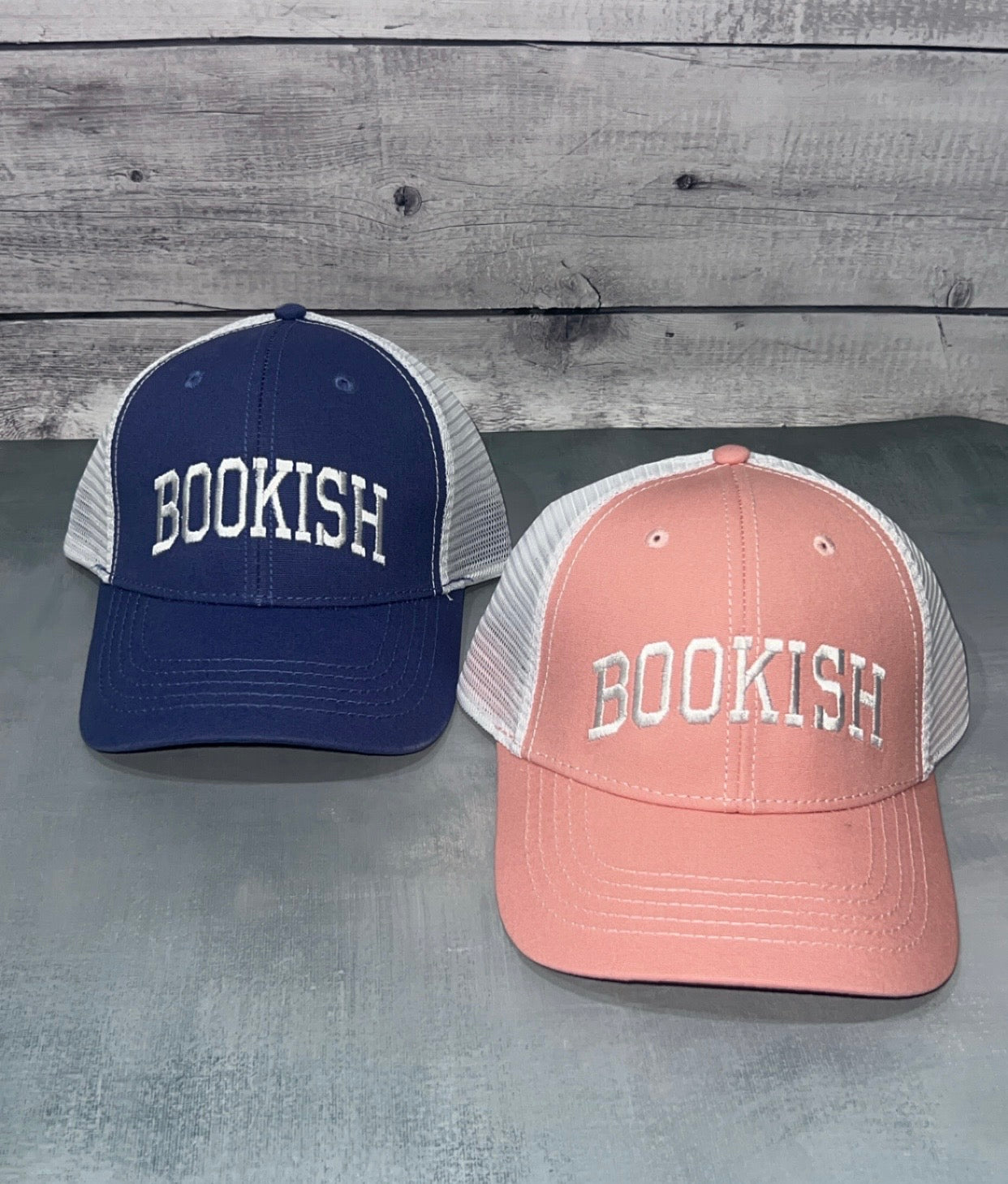 Bookish Block Letter Trucker Hat