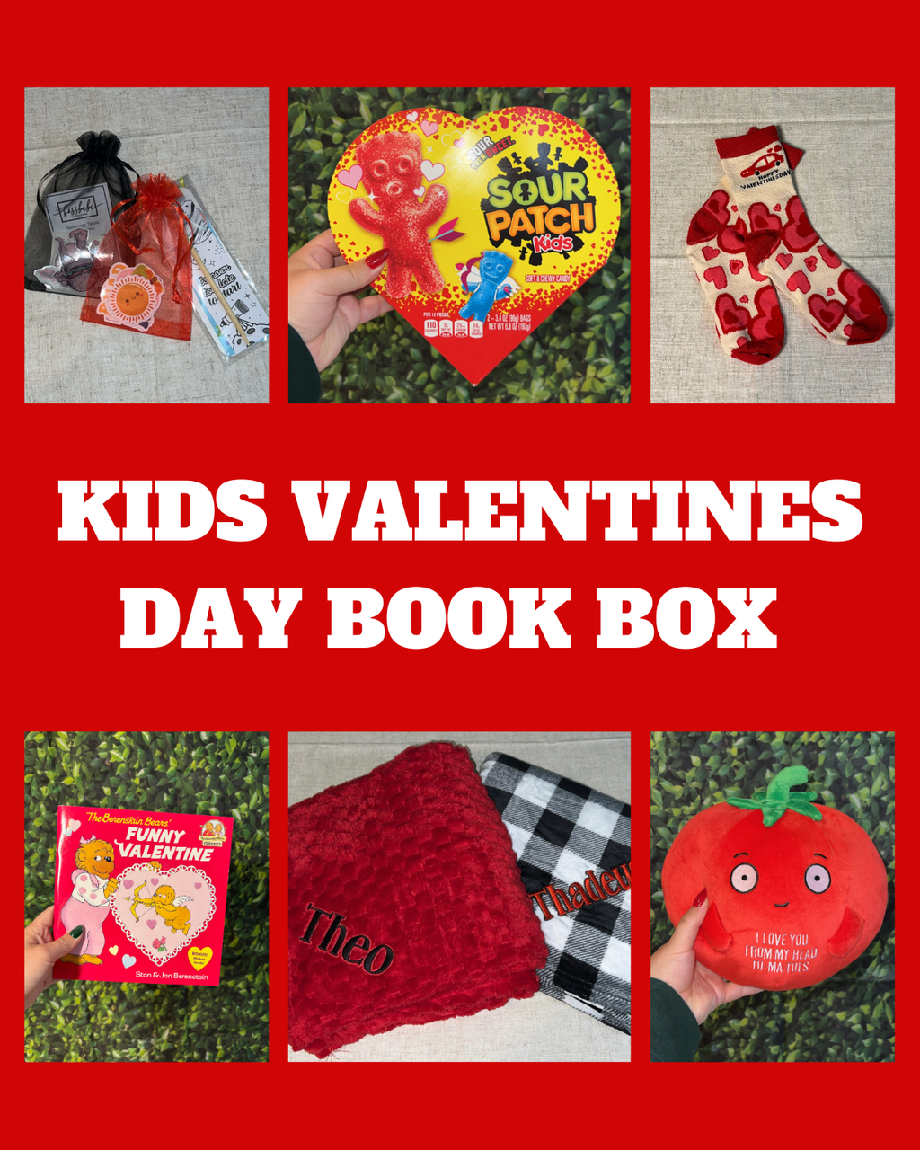 Kids Valentines Day Book Box