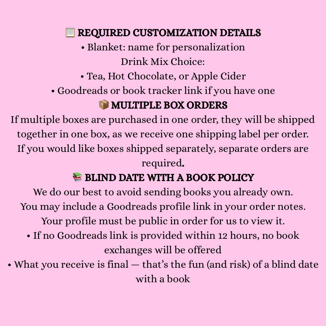 Valentines Day Blind Date w/a Book