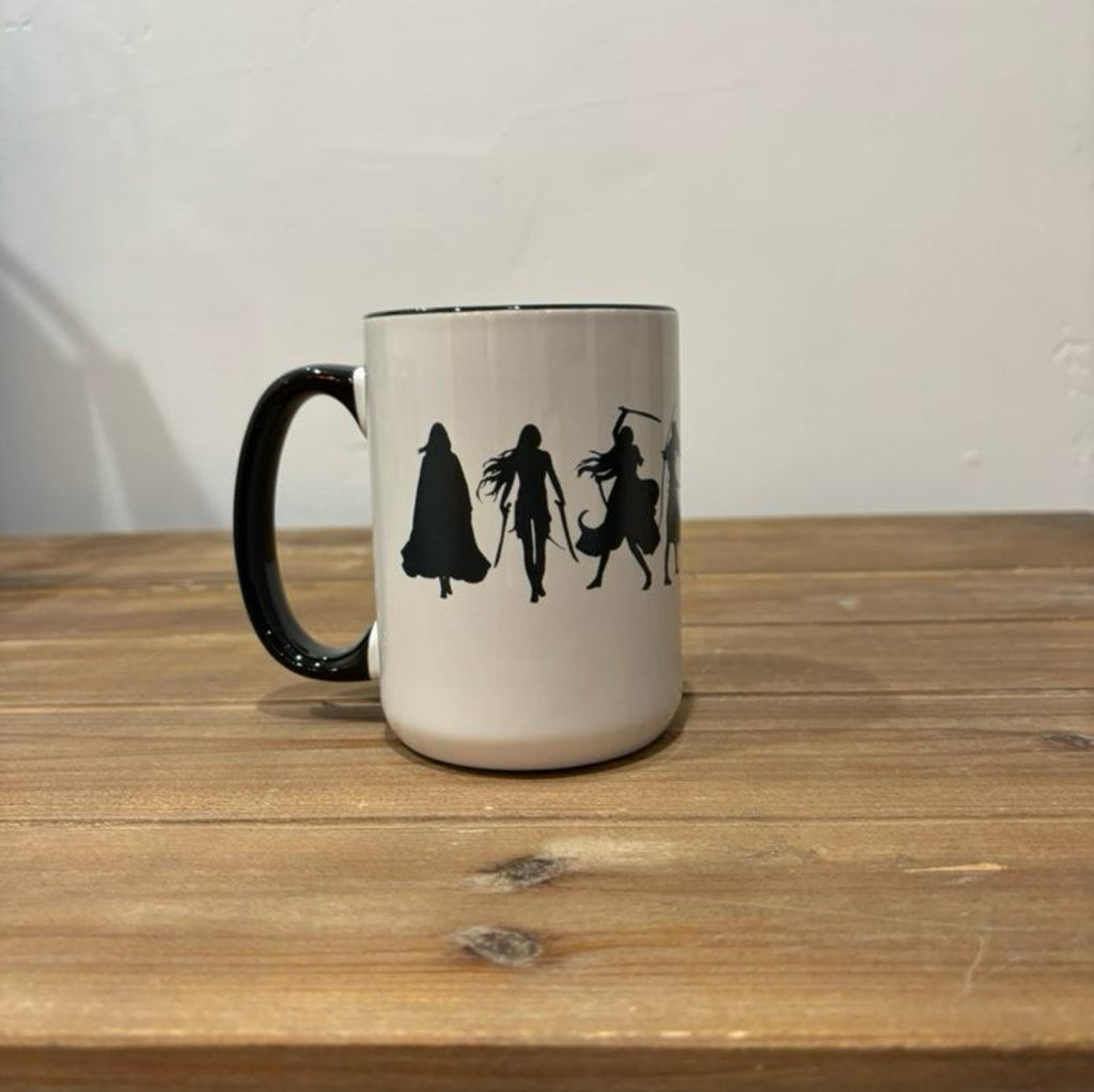 Throne of Glass Aelin Galathynius Silhouette Mug “You do not yield”