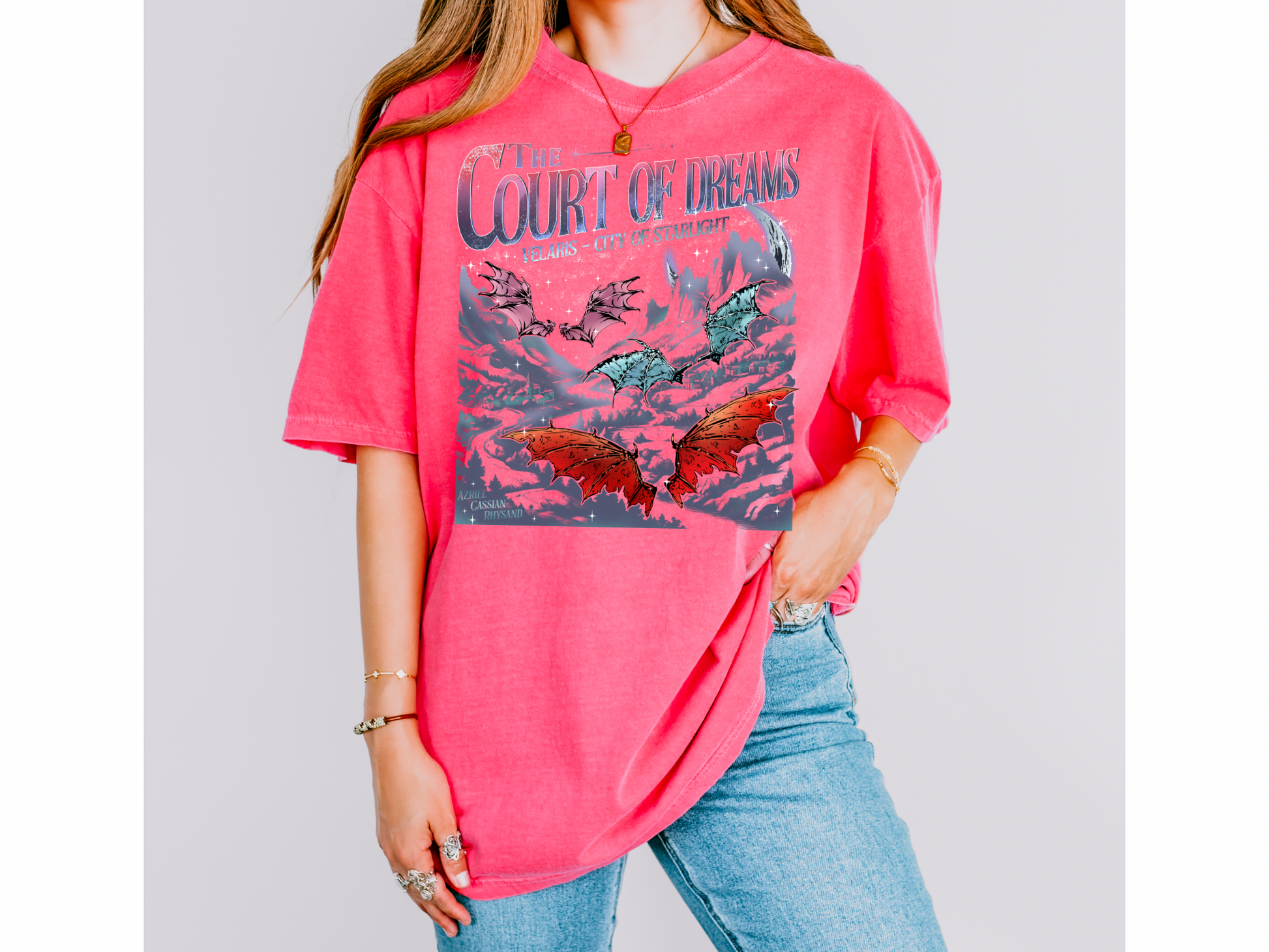 Court of Dreams ACOTAR Comfort Colors Bookish Tshirt