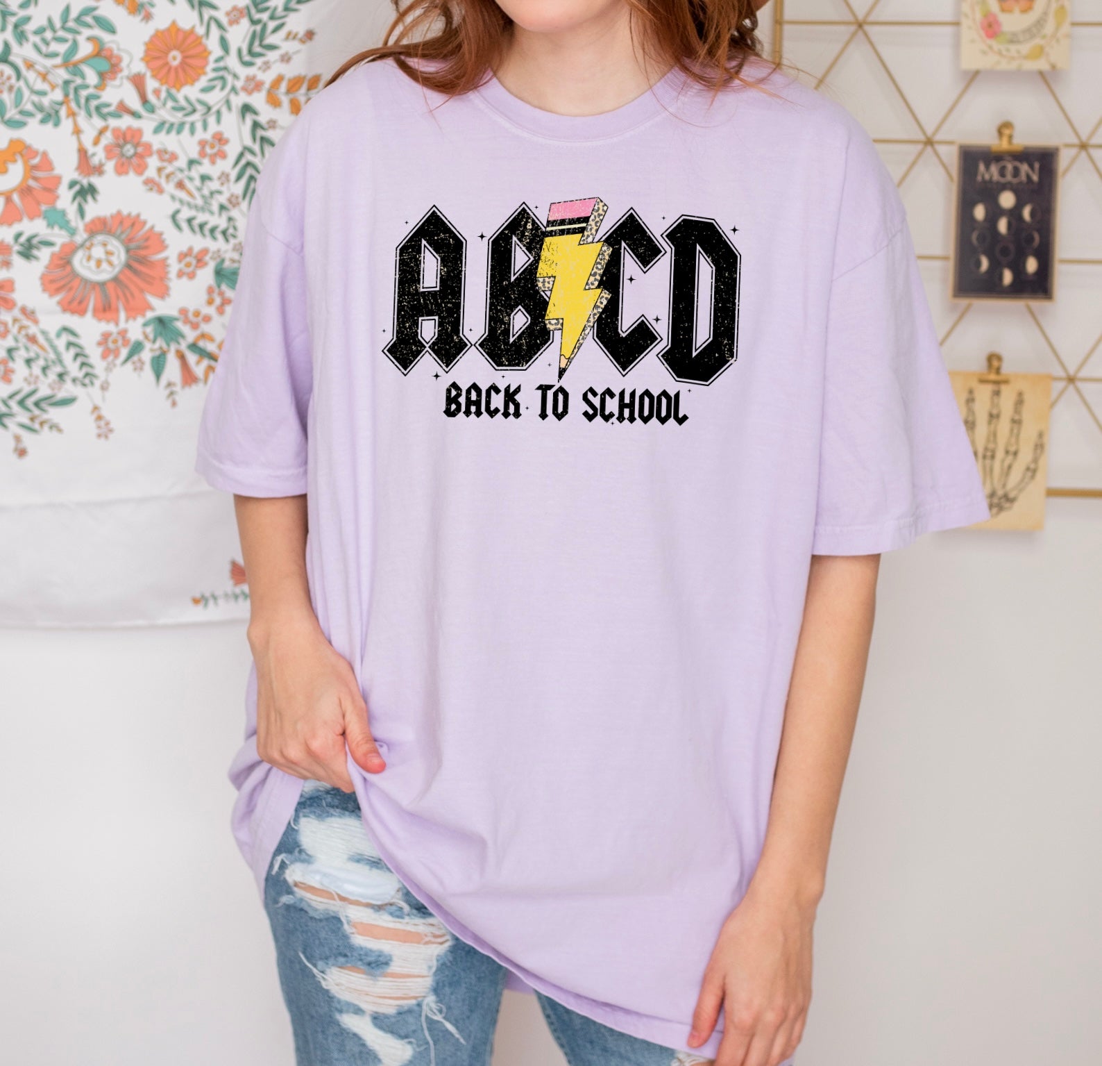 ABCD Back To School Comfort Colors Tshirt