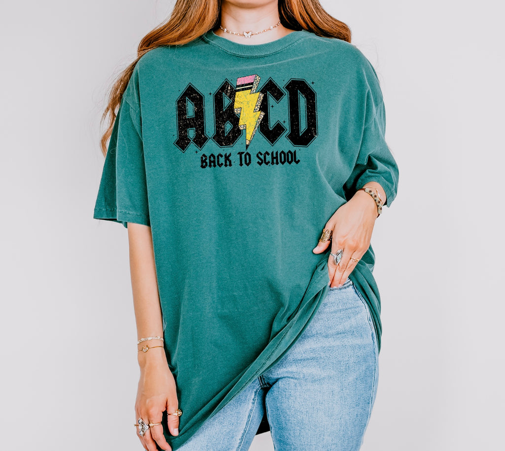 ABCD Back To School Comfort Colors Tshirt