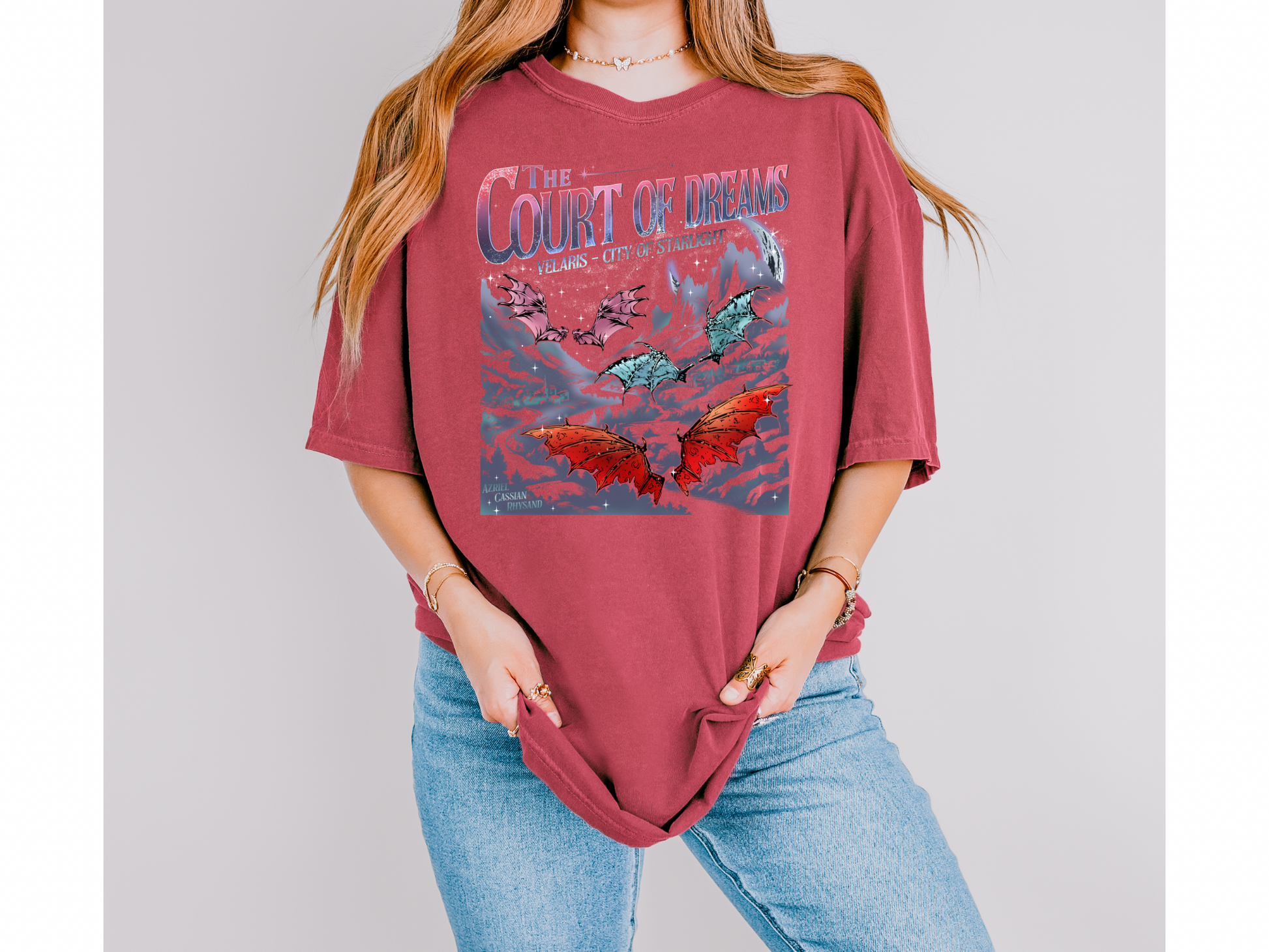 Court of Dreams ACOTAR Comfort Colors Bookish Tshirt