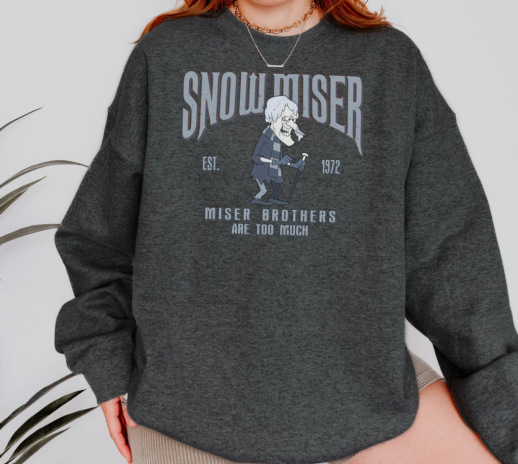 Snow Miser Brother Christmas Crew Neck Sweatshirt
