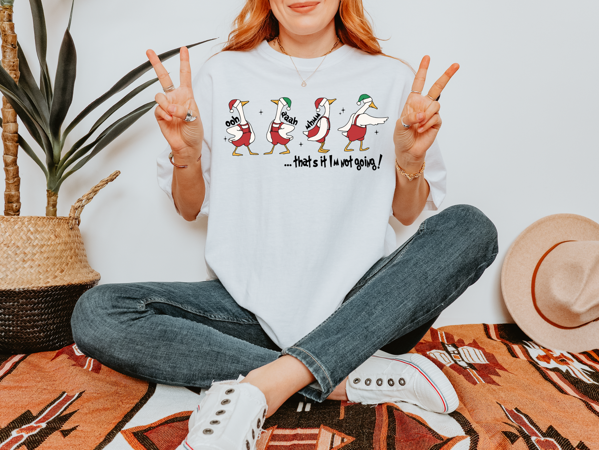 That’s it I’m not going - Goose Christmas tshirt