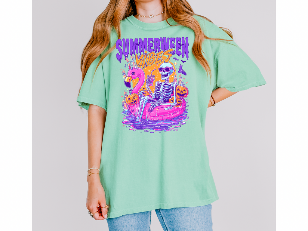Summerween Vibes Comfort Colors Tshirt