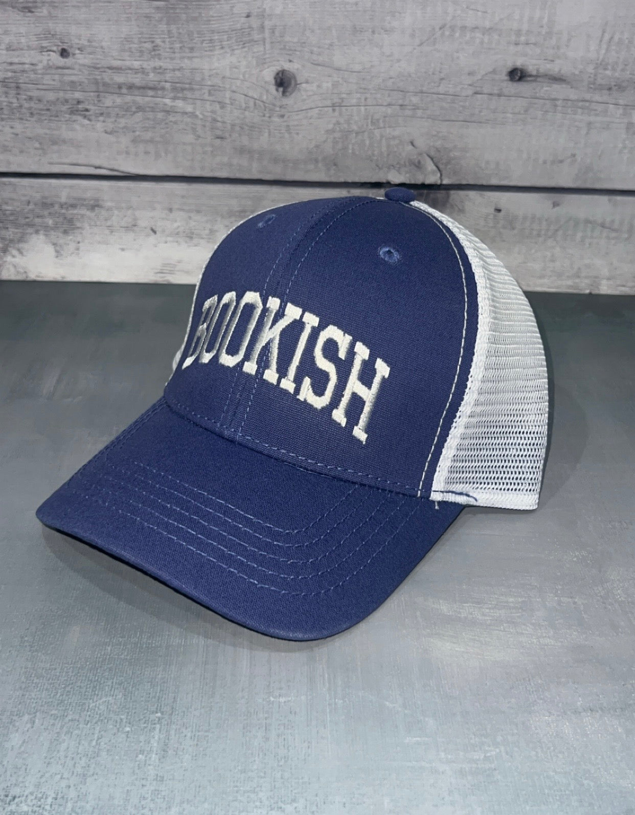 Bookish Block Letter Trucker Hat