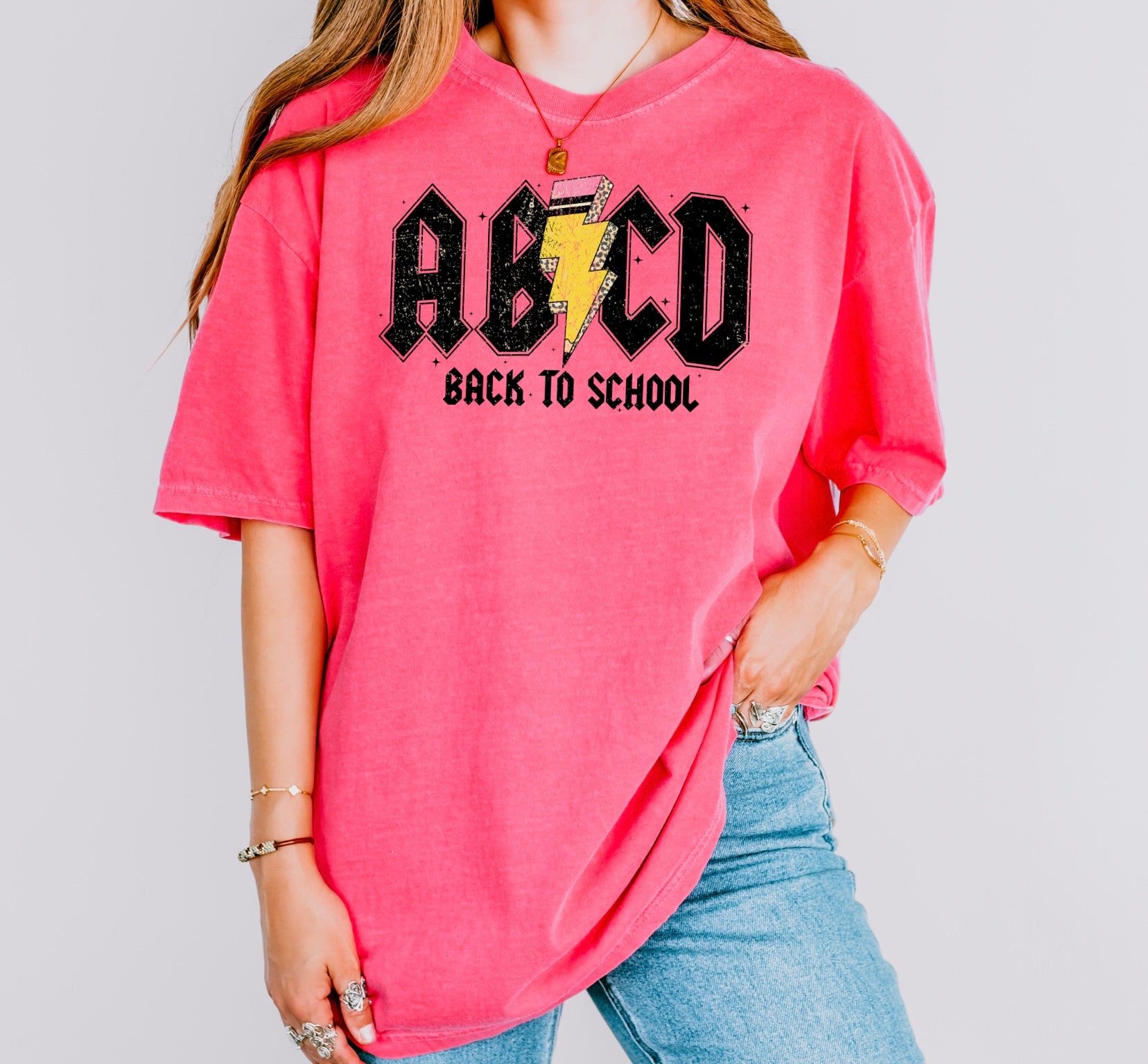 ABCD Back To School Comfort Colors Tshirt
