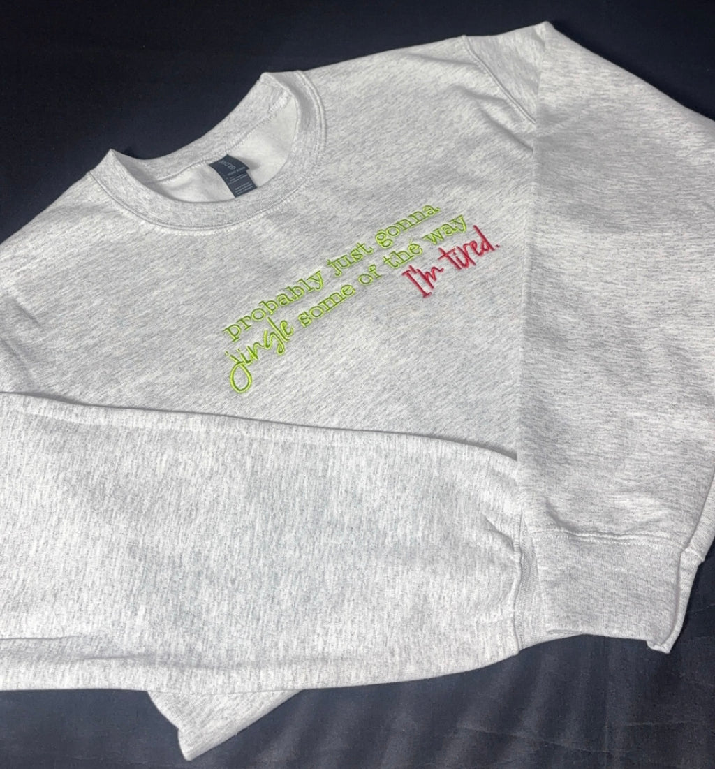 Jingle Some of The Way Christmas Crew Neck Top
