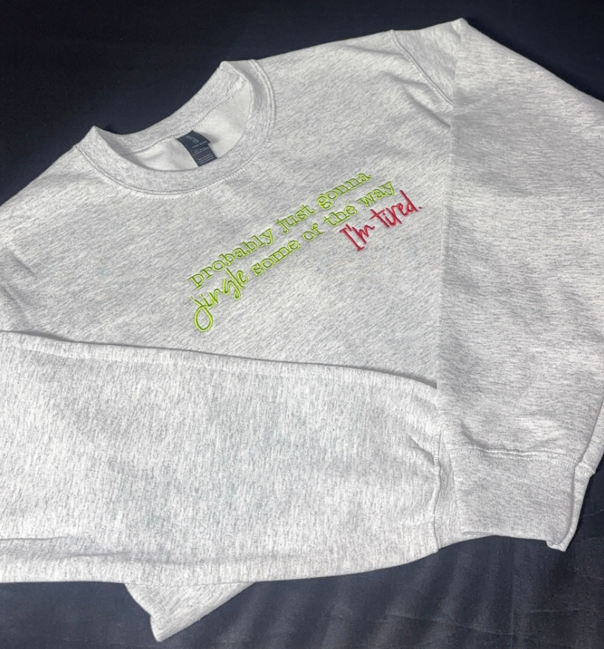 Jingle Some of The Way Christmas Crew Neck Top