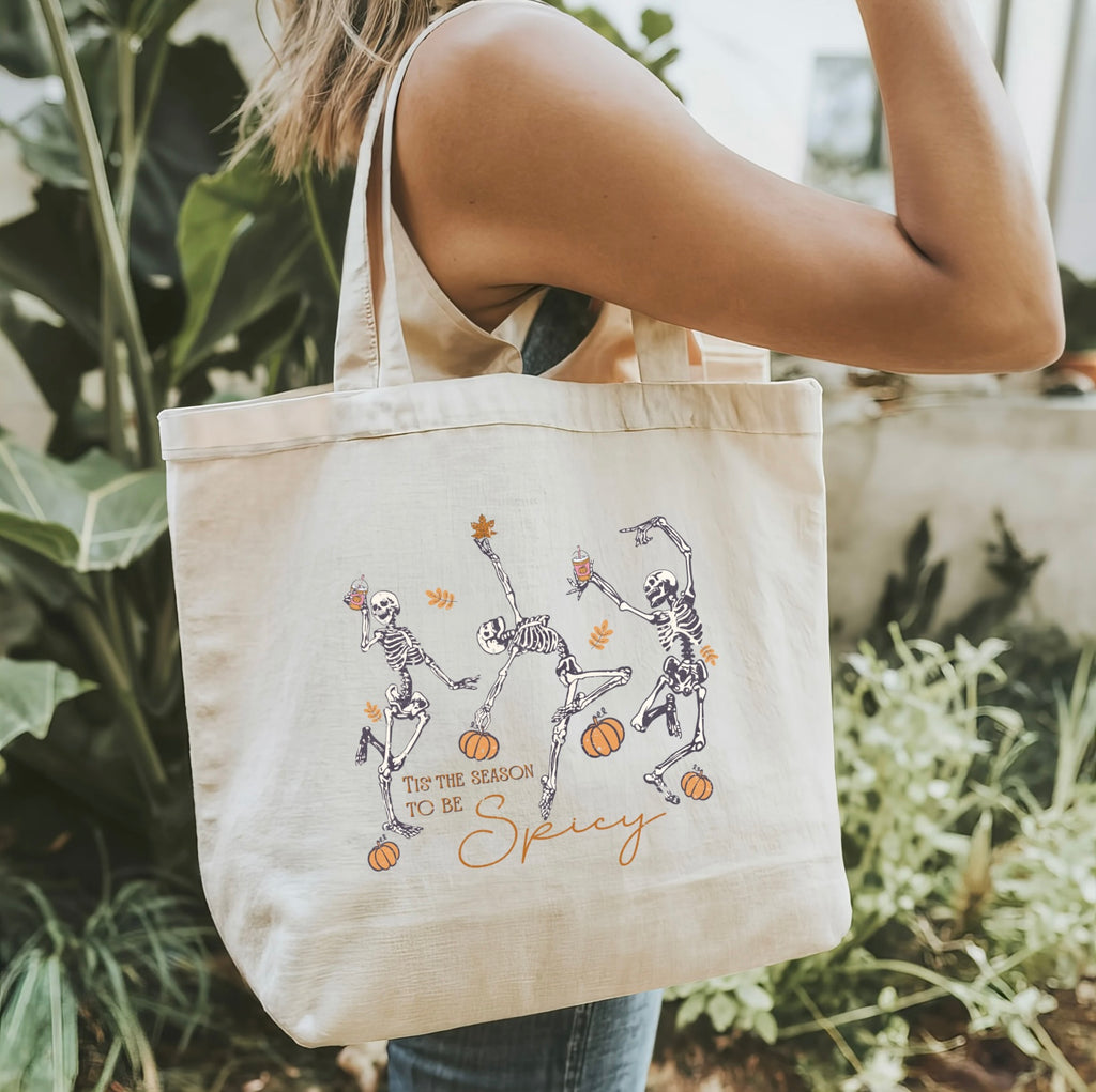 Tis the season to be Spicy Halloween Tote Bag