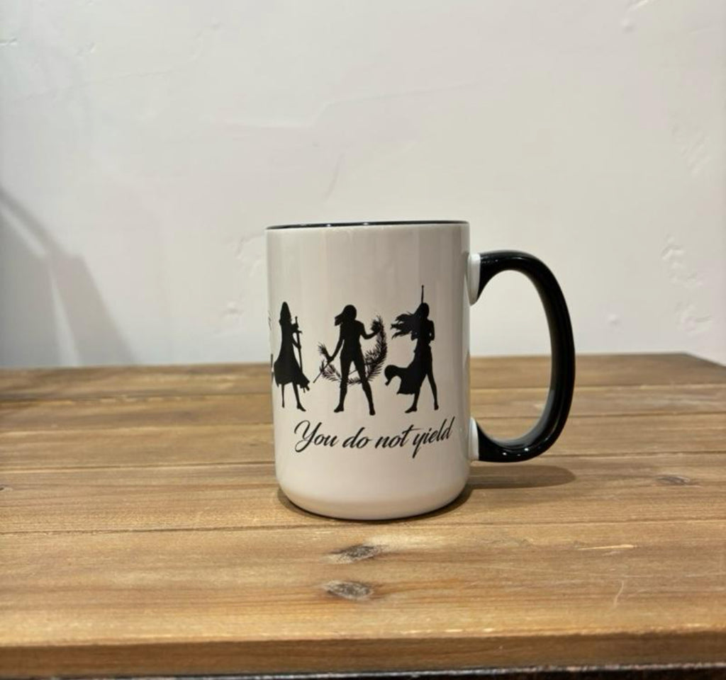 Throne of Glass Aelin Galathynius Silhouette Mug “You do not yield”