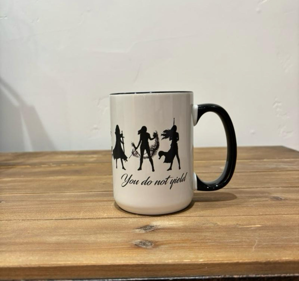 Throne of Glass Aelin Galathynius Silhouette Mug “You do not yield”