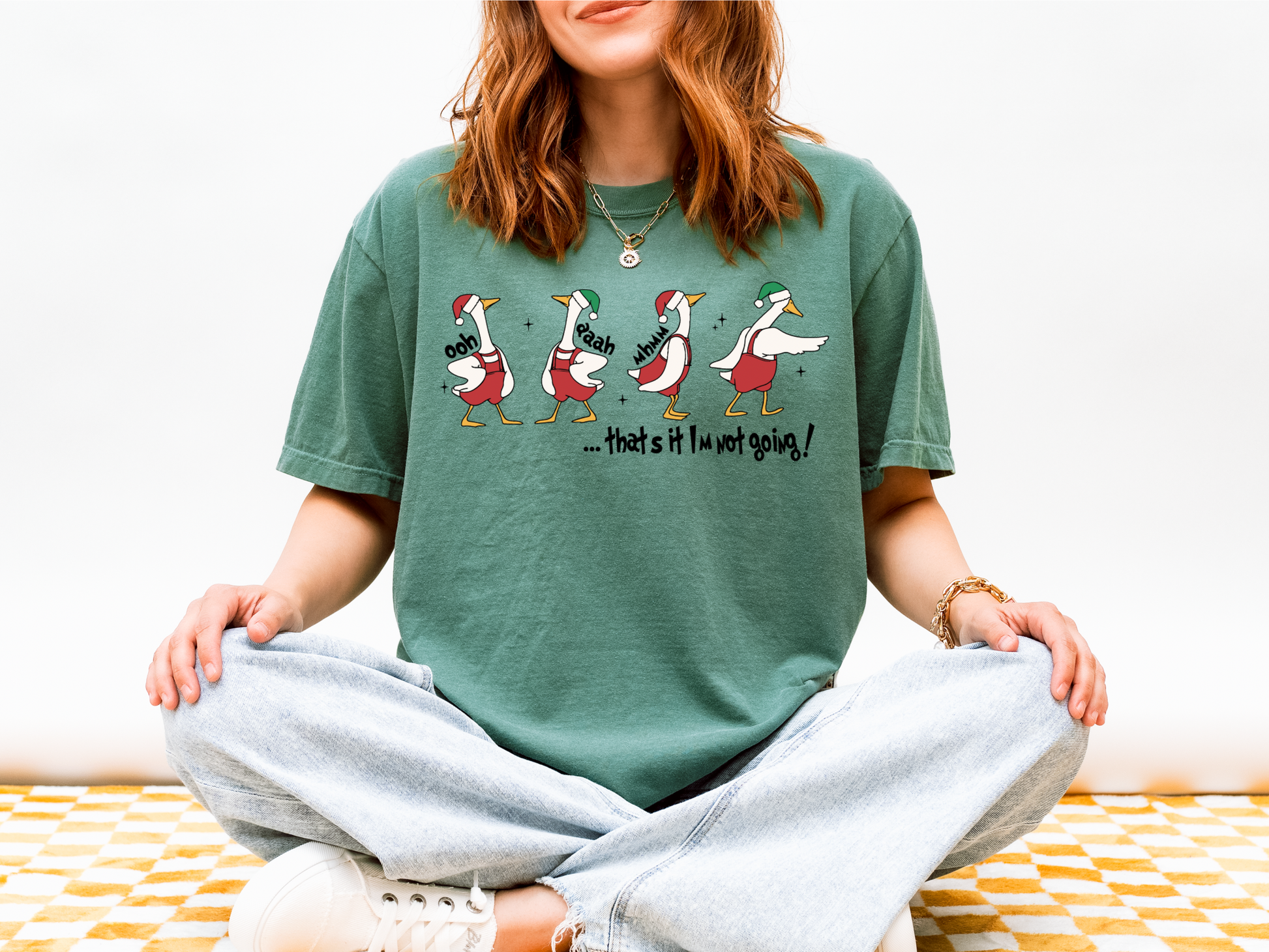 That’s it I’m not going - Goose Christmas tshirt