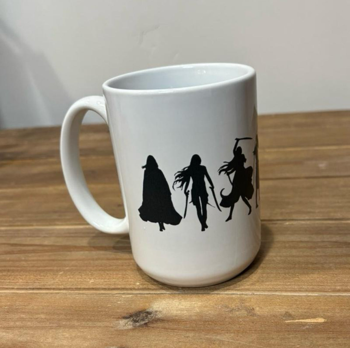 Throne of Glass Aelin Galathynius Silhouette Mug (No Text)