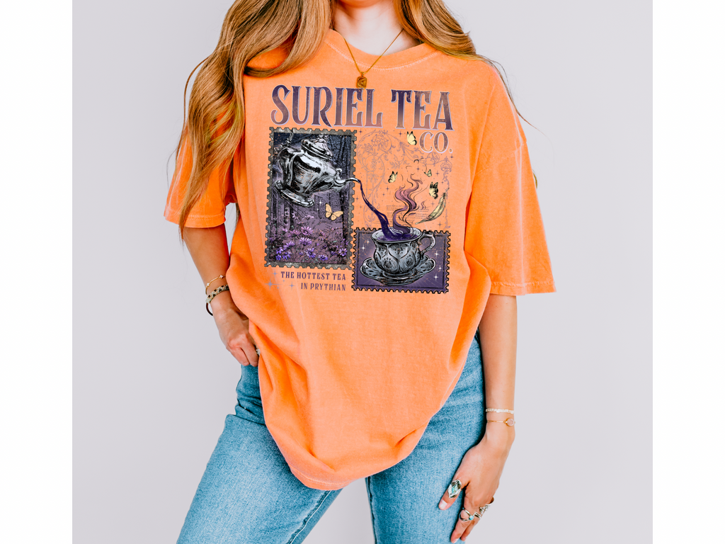 Suriel Tea Co. ACOTAR Comfort Colors Bookish Tshirt