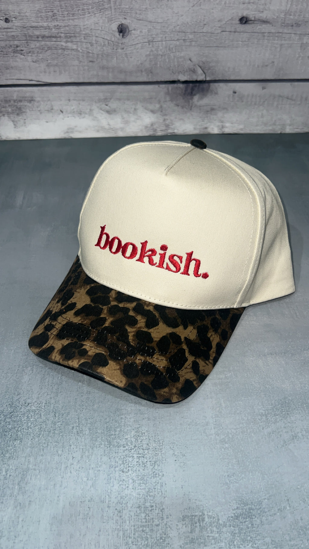 bookish. Embroidered Trucker Hat