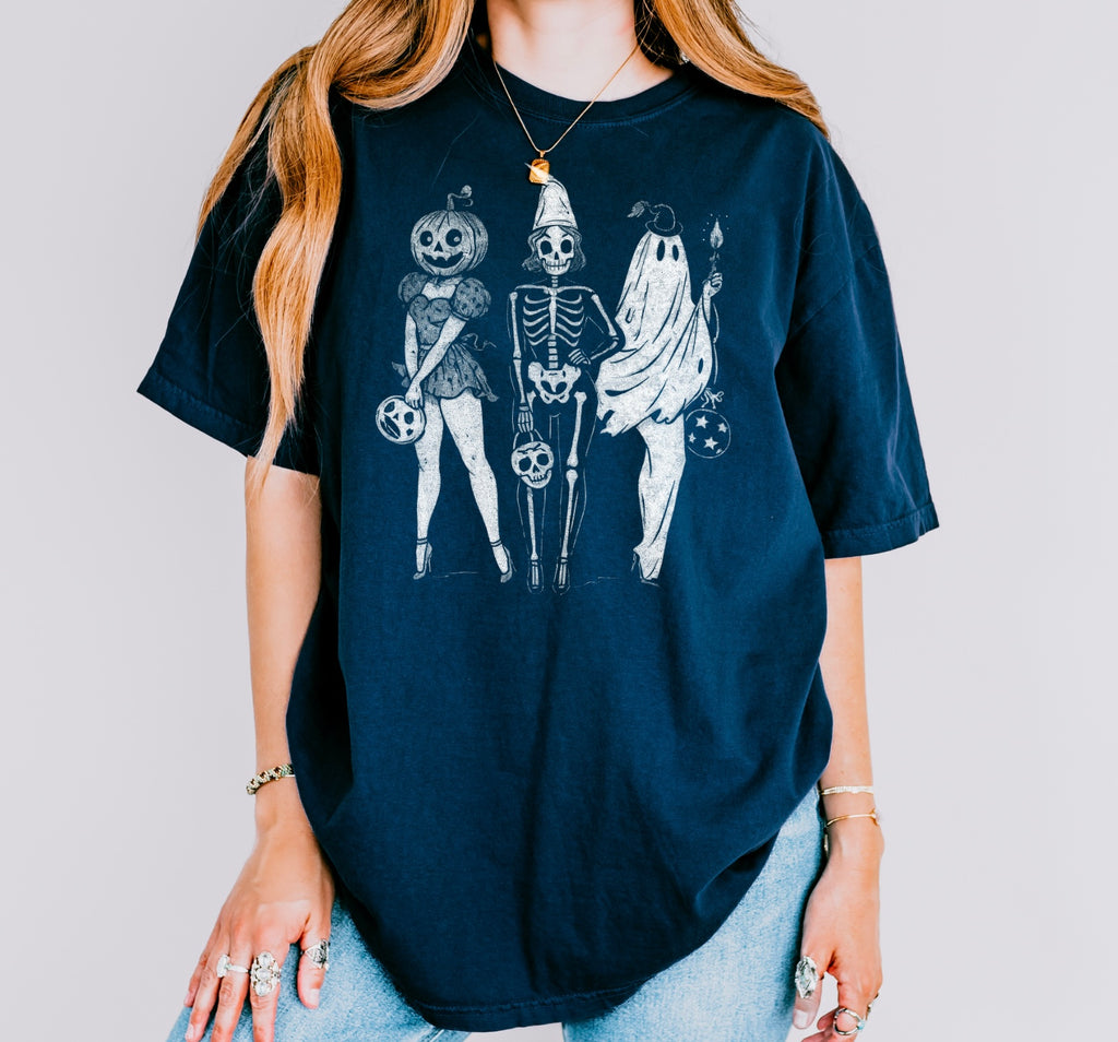 Sexy Halloween Characters Comfort Colors Tshirt