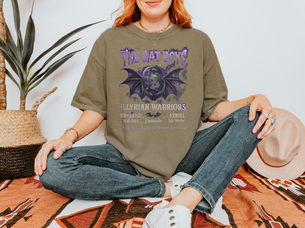 The Bat Boys - ACOTAR - Comfort Colors Bookish Tshirt