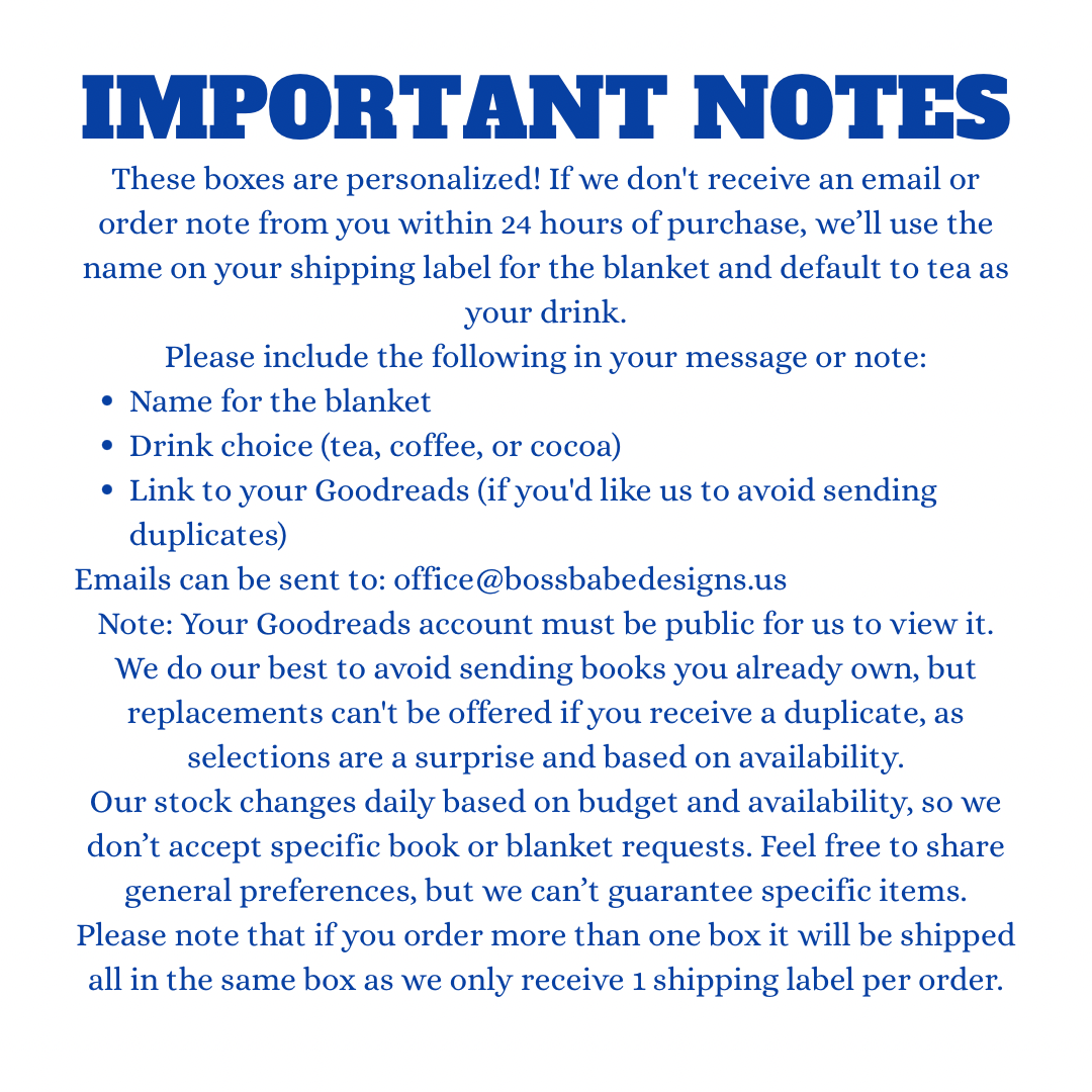 Winter Blind Date With a Book Box