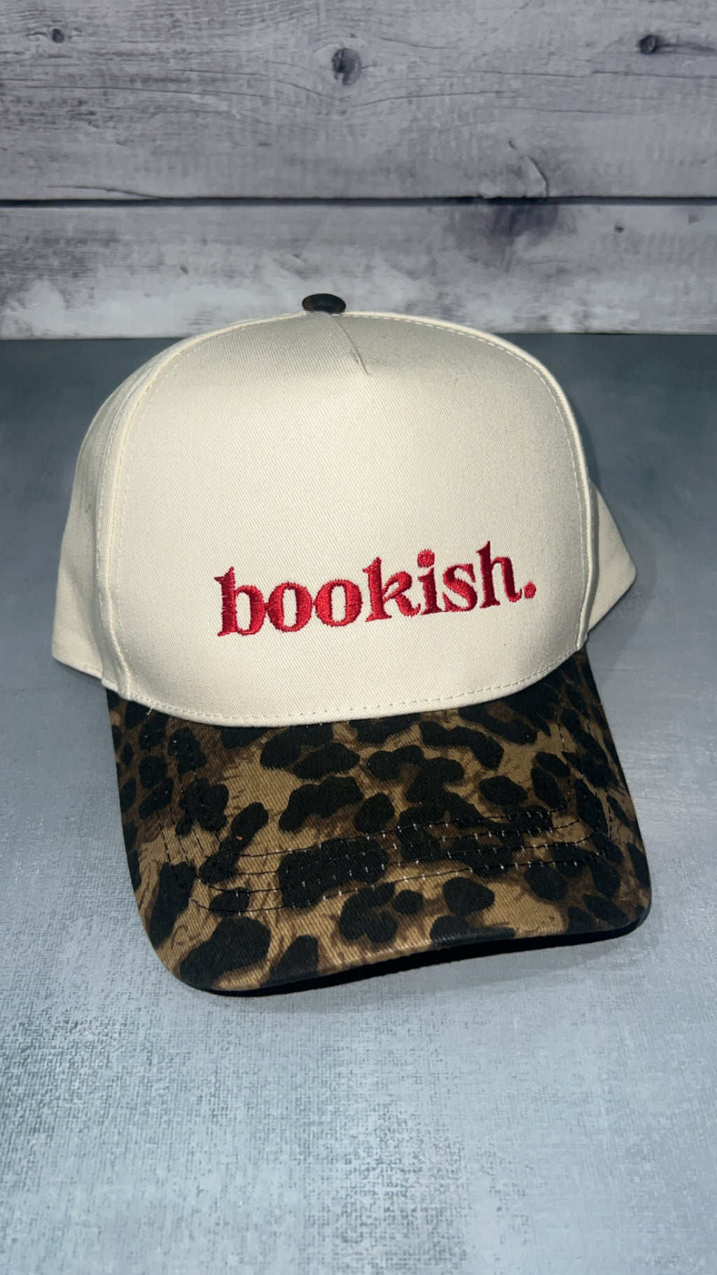 bookish. Embroidered Trucker Hat