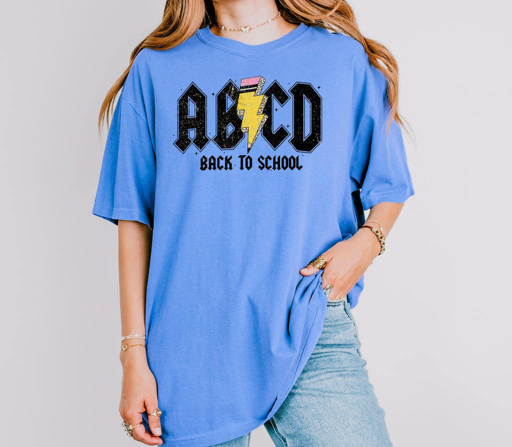ABCD Back To School Comfort Colors Tshirt